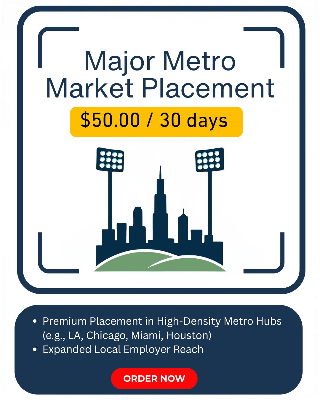 Single Athletic League Job Board Placement