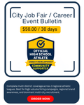City Job Fair / Career Event Bulletin