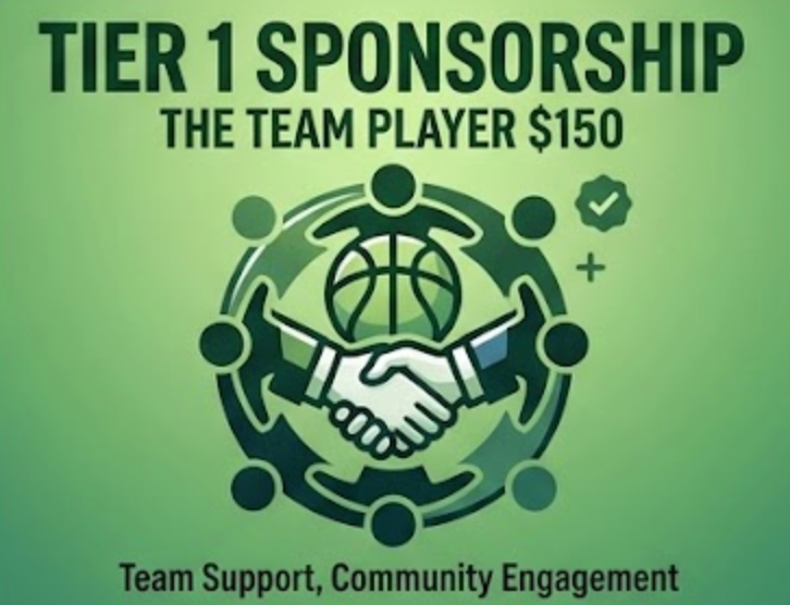 Tier 1 Sponsorship Package: The Team Player $150
